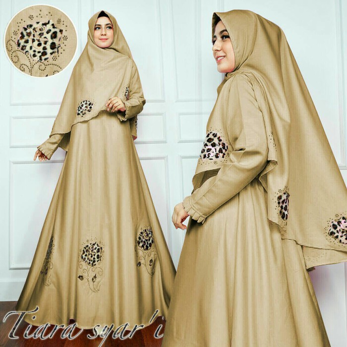 Gamis Syari Juliana Lebaran 2020 Terbaru Kekinian Cantik Prom  LO510  // Pakaian Tiara
