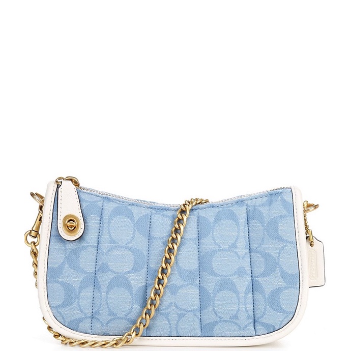 Coach Swinger 20 In Signature Chambray With Quilting (C5016)