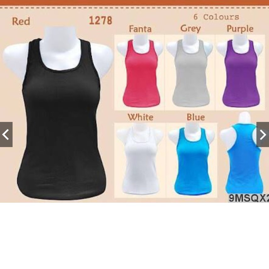 TANGTOP / TANKTOP / TANK TOP Tali Besar L / SINGLET-1