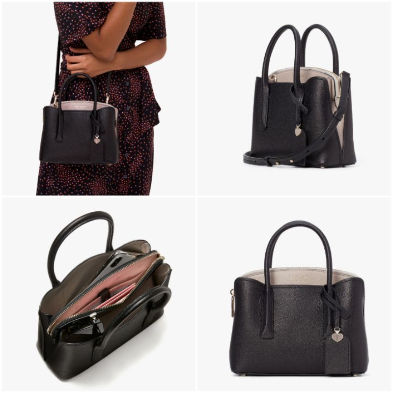 NWT Kate Spade Margaux Mini Black Taupe