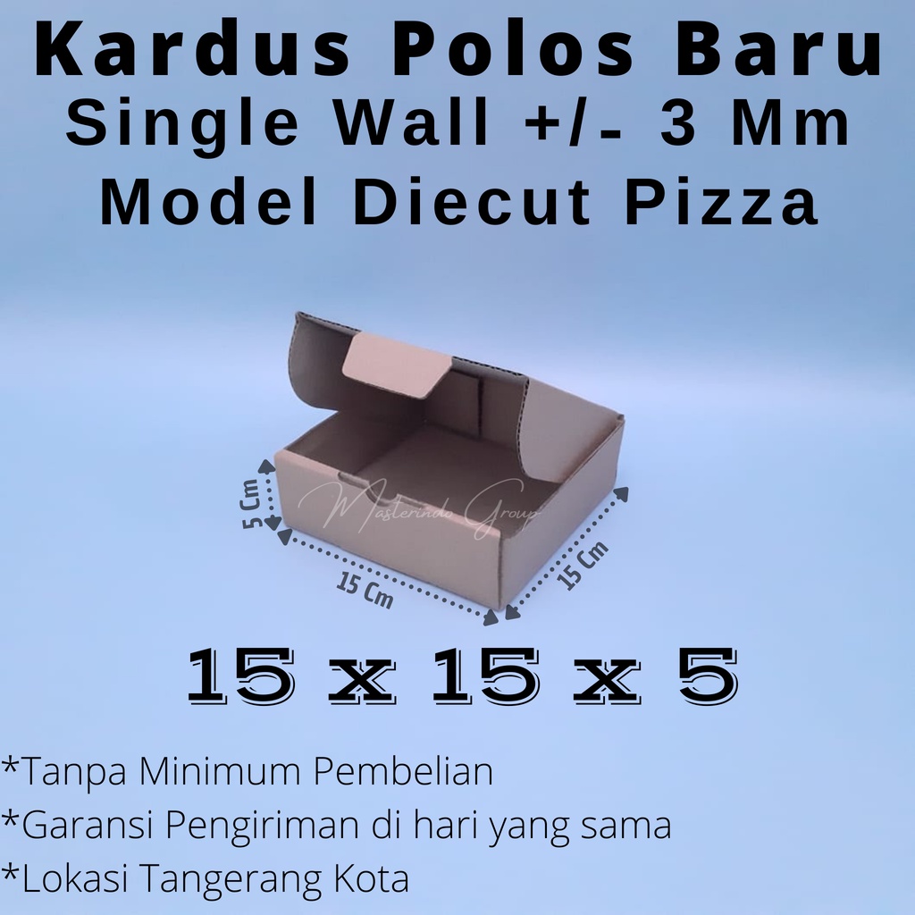 

Kardus Diecut Pizza 15x15x5 Cm