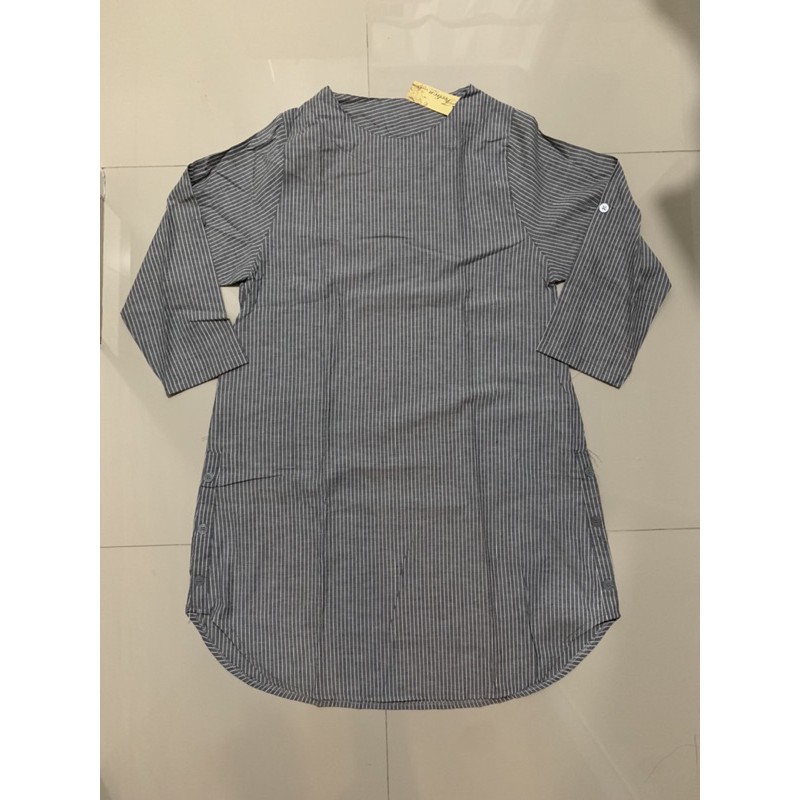 FECTION MODE Dress Salur Jumbo Motif Garis/ Dress Hamil