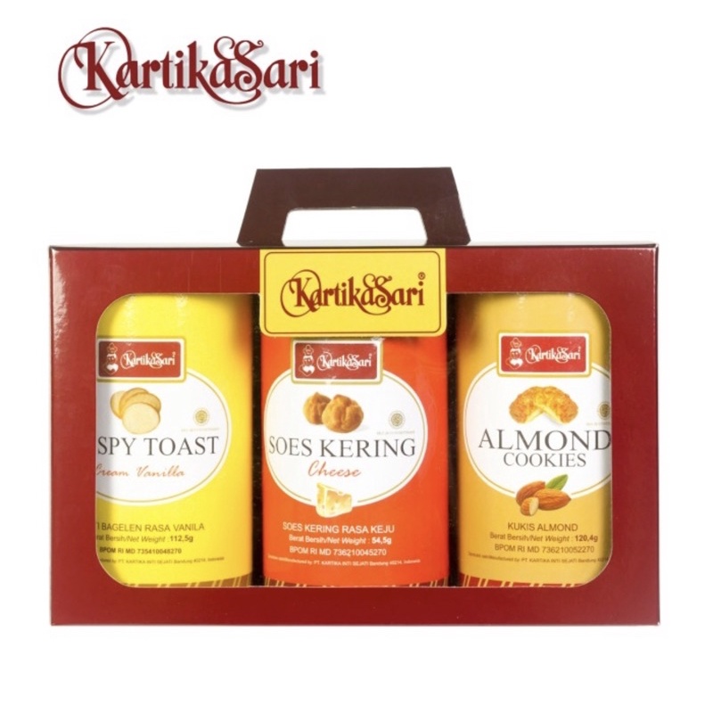

Paket Hadiah Parcel utk Lebaran Idul Fitri HAMPERS CAN Kartikasari Bandung isi 3 pcs