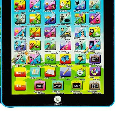 PROMO Mainan Edukasi MINI PLAY PAD 2 BAHASA Inggris Indonesia Tablet Edukasi Anak Belajar Angka Huru