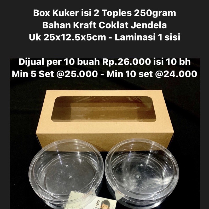 

iDk90 Box Kraft Brownies 25x12.5x5cm DIJUAL PER 10 LEMBAR