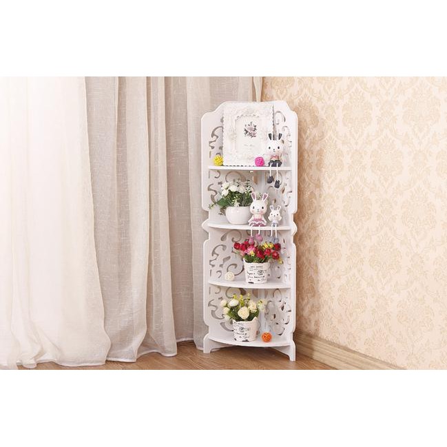 Batik Stand Corner  Rack 4 Layer Rak  Sudut Berdiri 4 