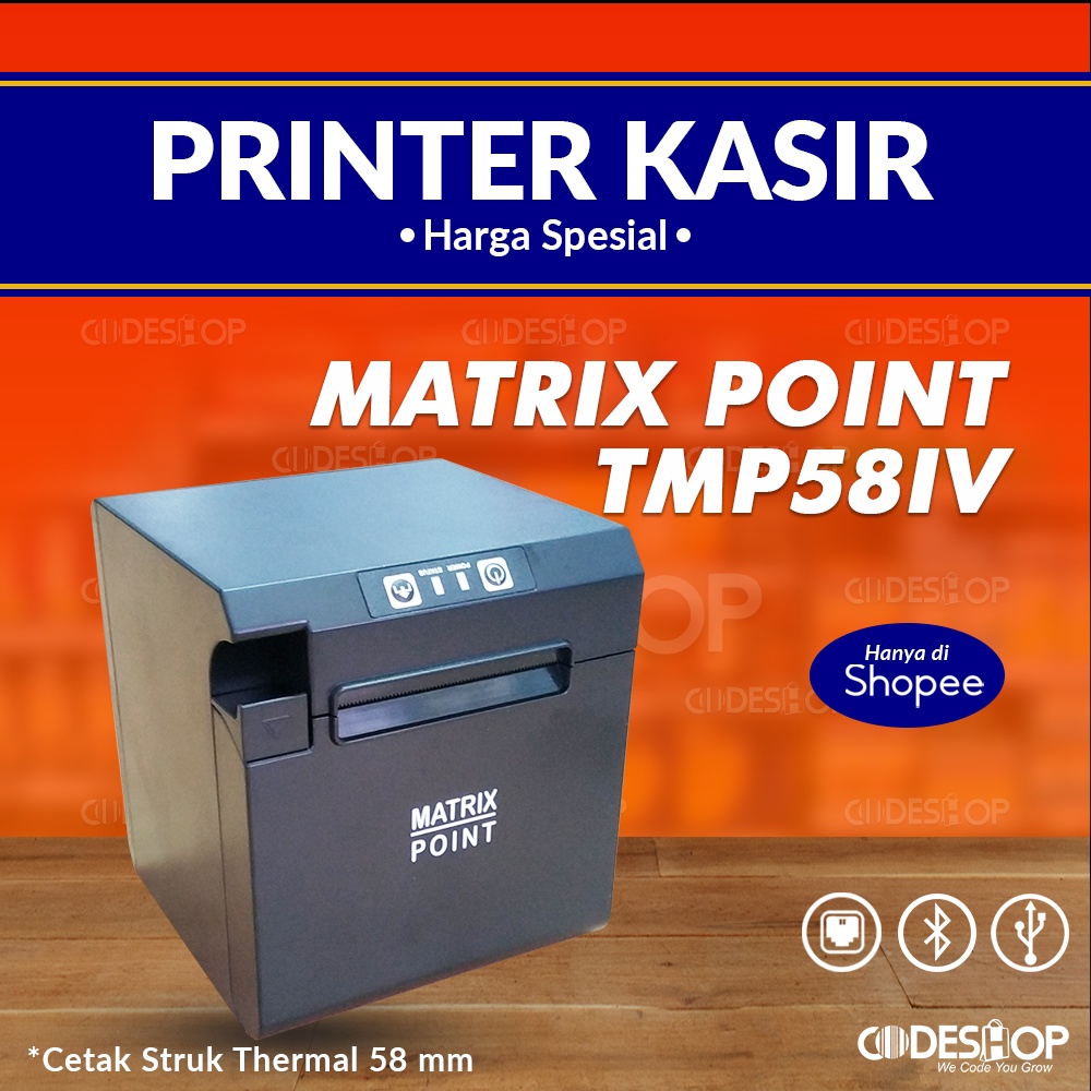 Printer Thermal Matrix Point Epson TM-P58IV Printer Struk Kasir