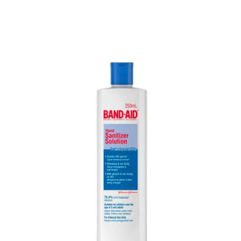 Band-Aid Hand Sanitizer Solution 250 ml