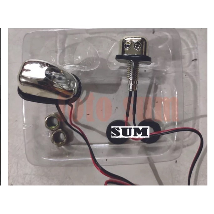 Mata Air Wiper Washer Nozzle mobil Wiper Lampu 2pcs chrome