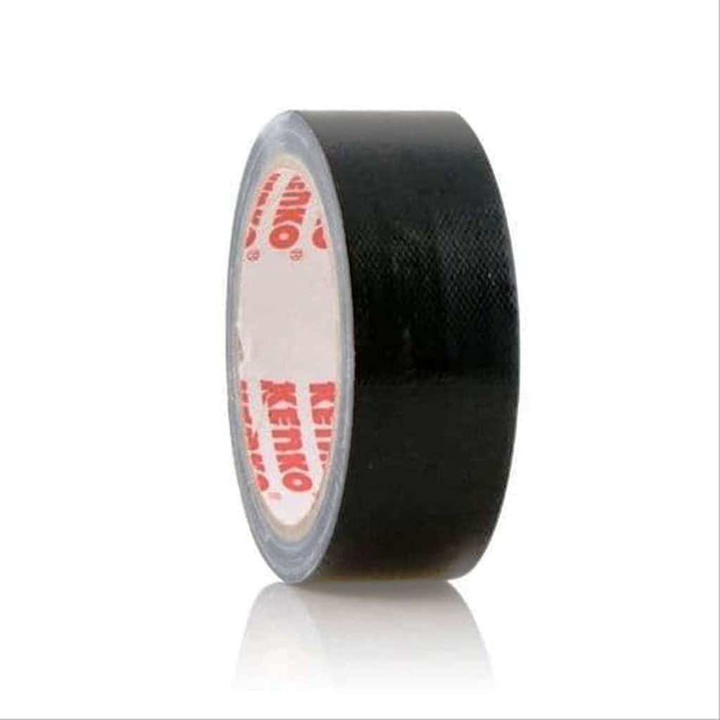 

Lakban Hitam Pita Perekat 1" 24mm Cloth Tape Kenko