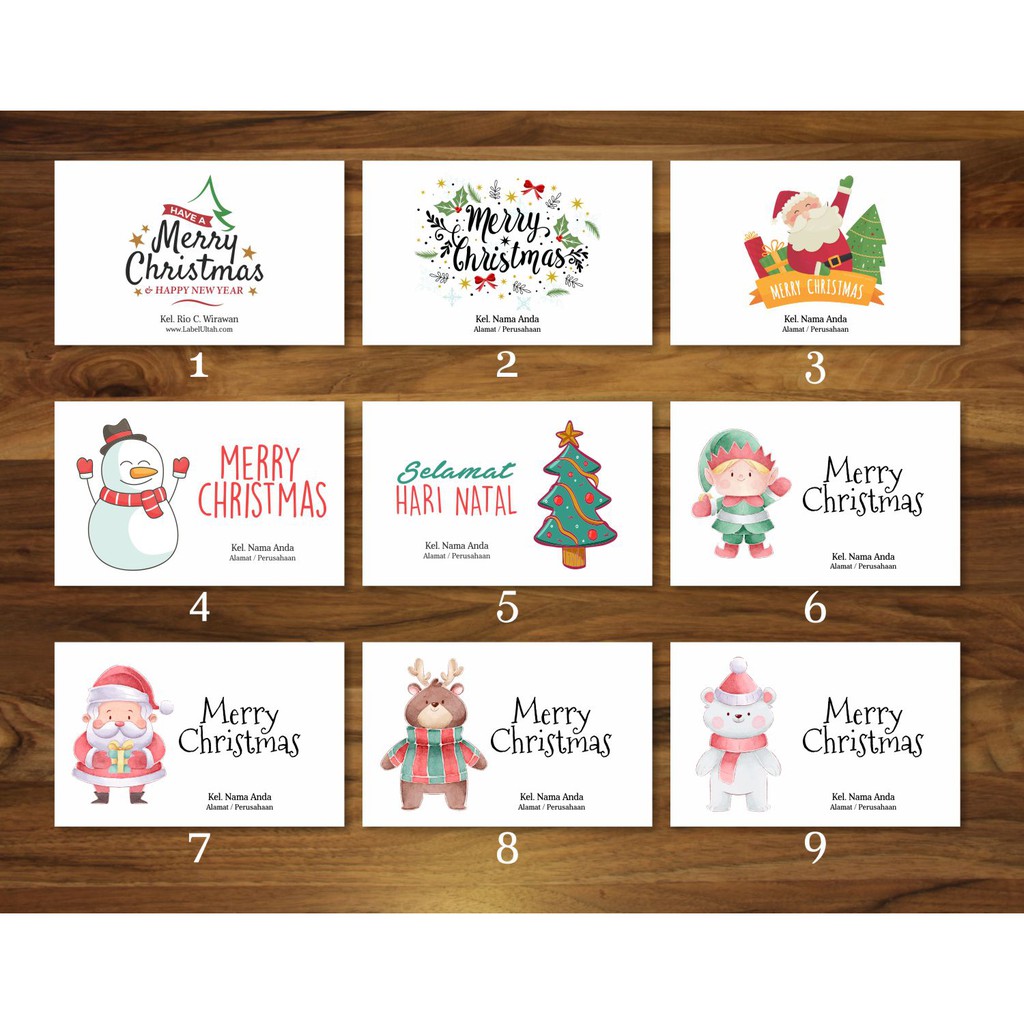 

Size M 50pcs Amplop / Angpao / Angpau Natal Christmas