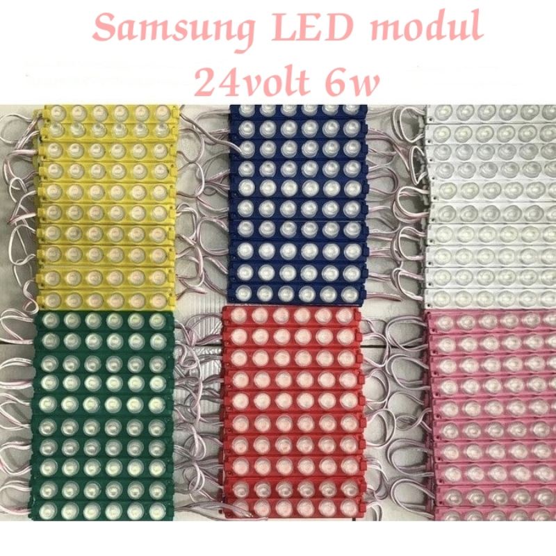 LAMPU LED MODUL 6 MATA BESAR DC 24V 6W TERMURAH SEJAGAD