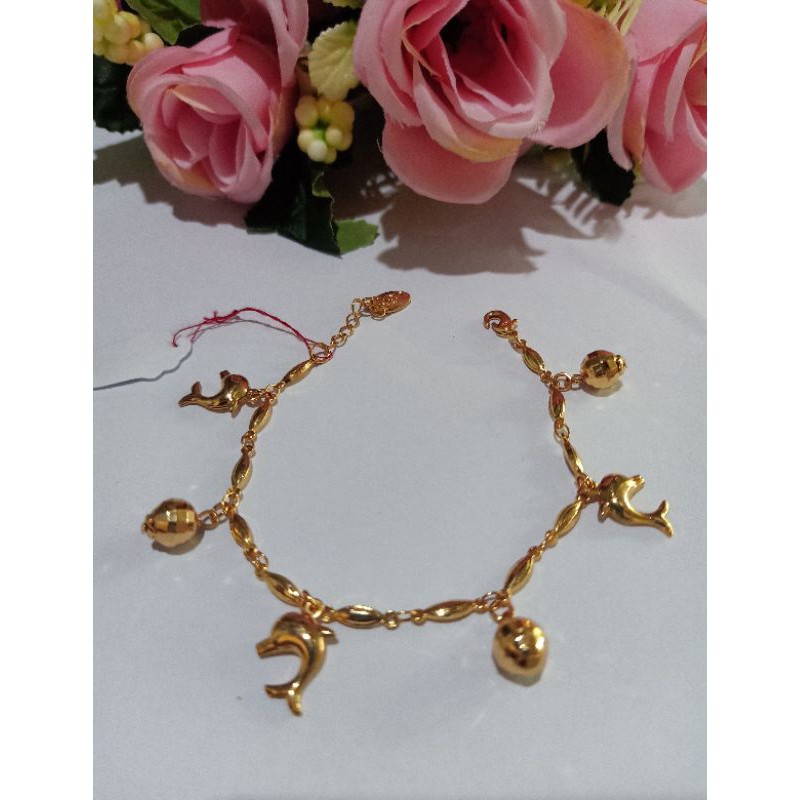 Gelang Rantai Dewasa Lapis Emas