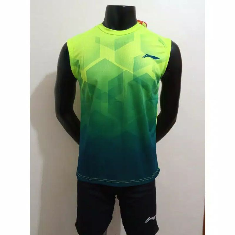 BAJU SETELAN SINGLET BADMINTON/BADMINTON L148P