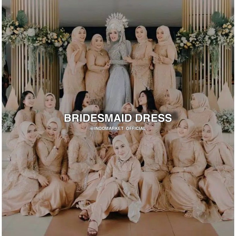 BRIDESMAID DRESS / SERAGAM PENGANTIN / DRESS SATU SET / SERAGAM SATU SET /BAJU NIKAHAN
