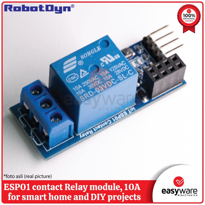 RobotDyn Relay ESP8266 WiFi IoT ESP01 Contact Relay module