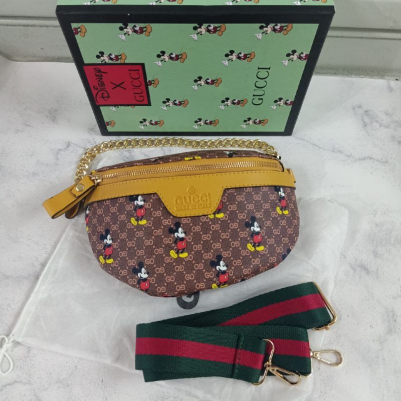 TAS GUCCI WAISTBAG MICKEY DISNEY IMPORT