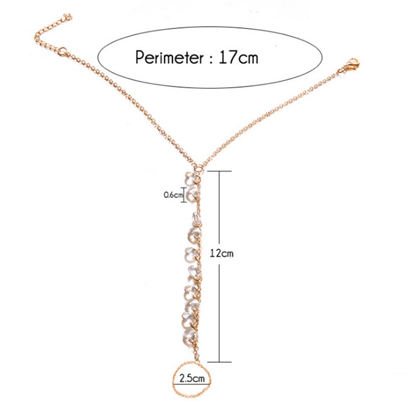 Gelang Kaki Kristal Untuk Wanita