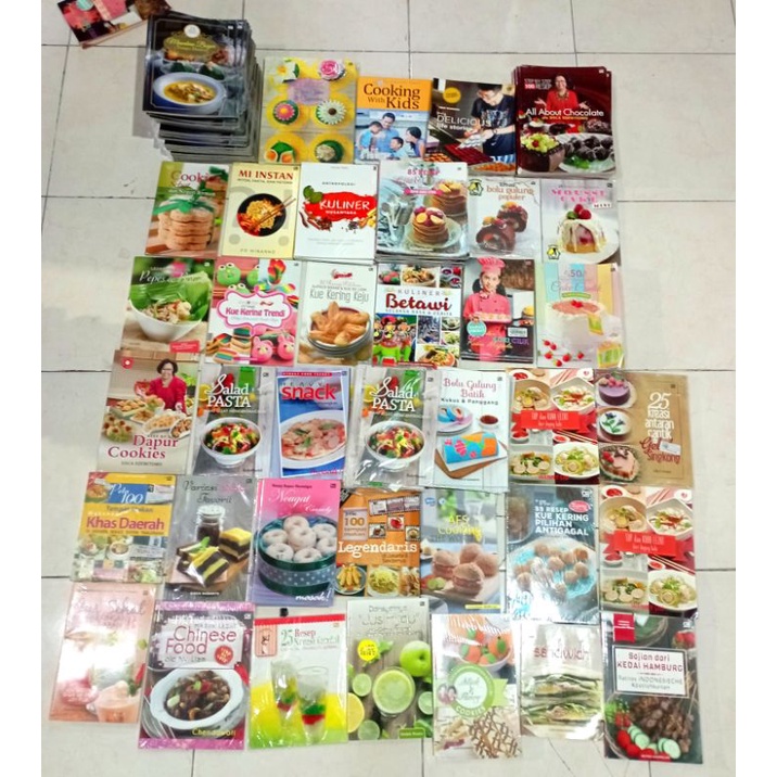 OBRAL BUKU MASAKAN / PICNIC ROLL / KUE KERING / SEDAP / DAPUR COOKIES / BOLU GULUNG / KULINER NUSANT