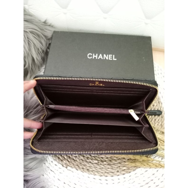 DOMPET CHANEL PANJANG 1 RESLETING FREE BOX ..