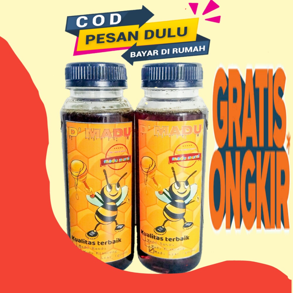 Madu Gong Tawon Liar Asli Suplemen Alami Promil