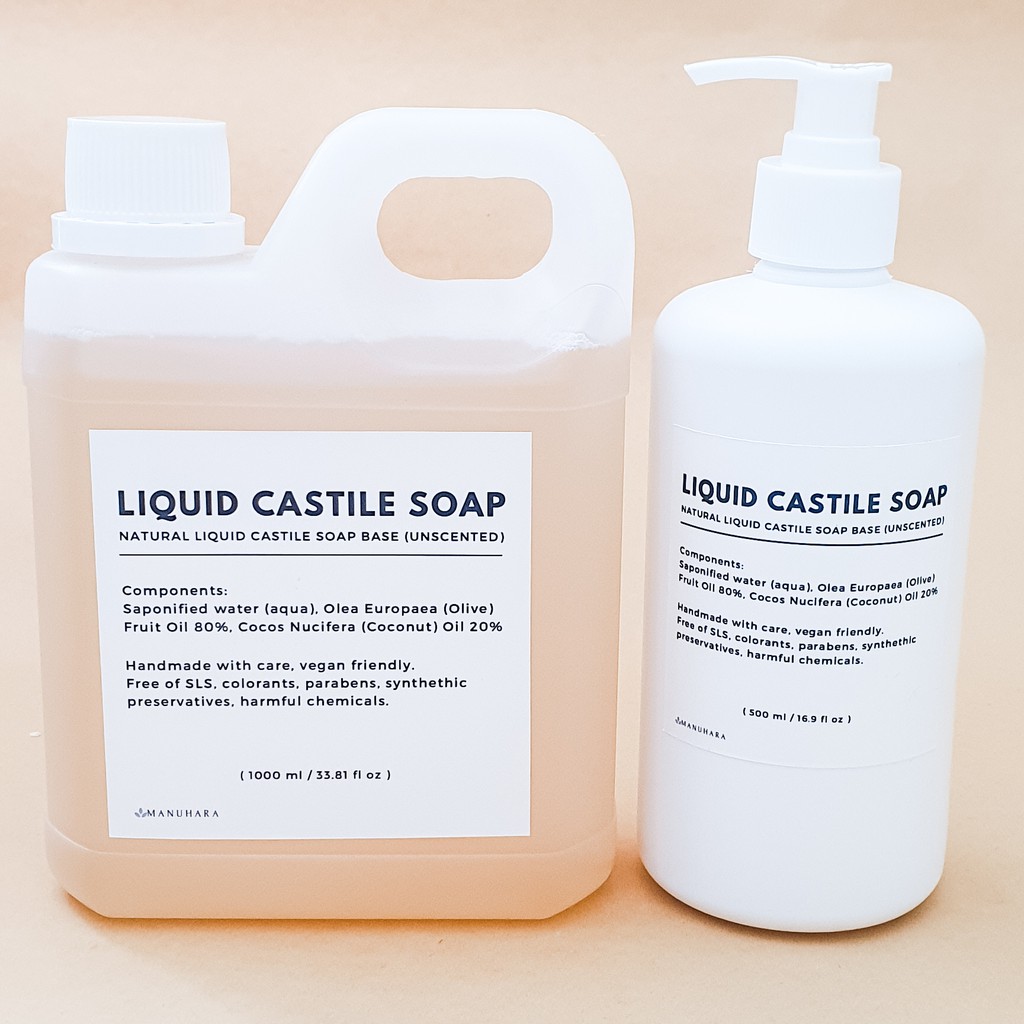 Castile Soap Base / Natural Liquid Castile Soap