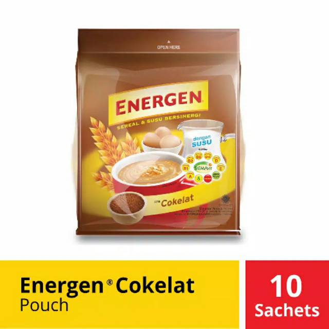 

Energen Cokelat Pouch isi 10 Sachet