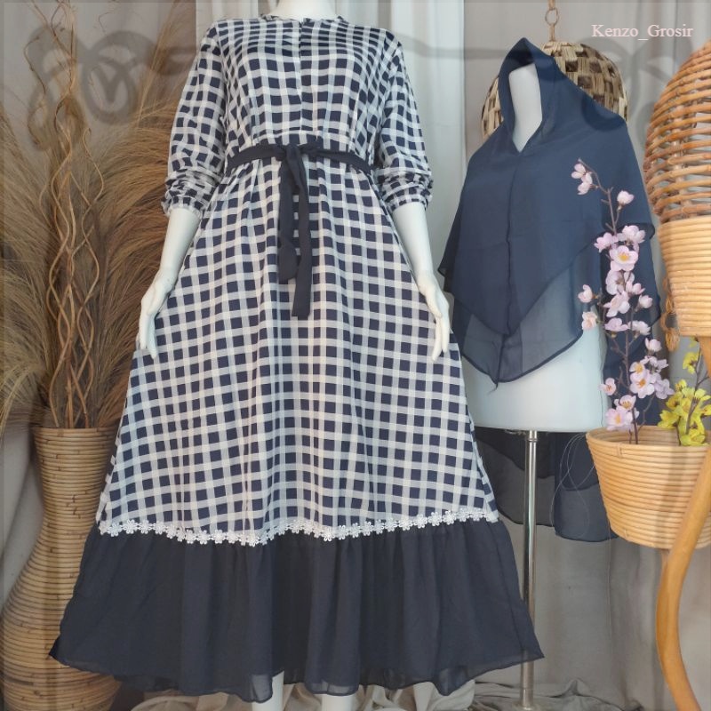 Set hijab Syar'i_Monalisa original Latifah