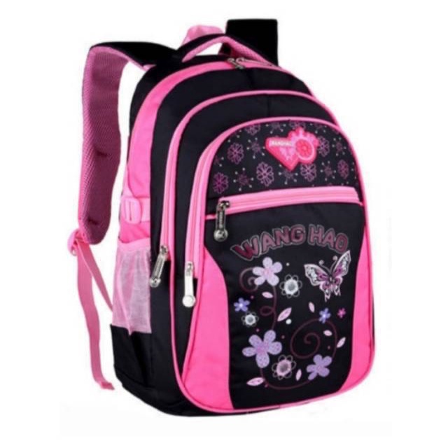 Tas Ransel Anak Perempuan Butterfly Wanghao Lucu Elegan