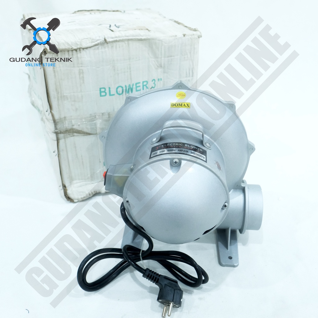 Blower Keong 3&quot; DOMAX / Mesin Elektrik Blower 3 Inch DOMAX Taiwan - Blower Angin Keong DOMAX