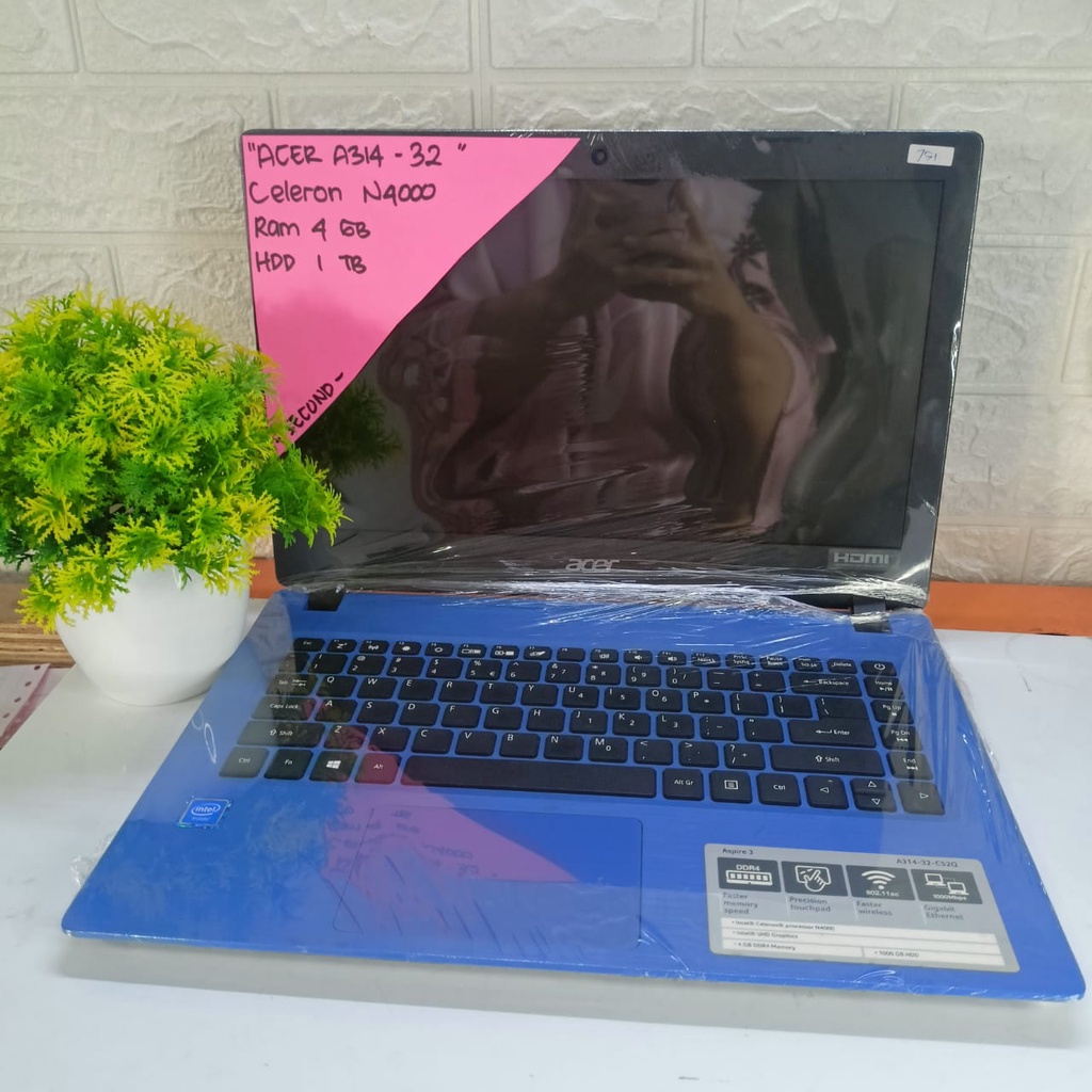ACER A314-32 CELERON N4000 RAM 4GB HDD 1TB