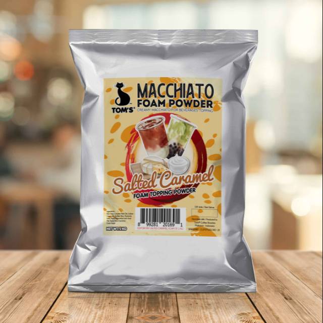 

Macchiato Foam/Cream Topping Powder 500g - Salted Caramel