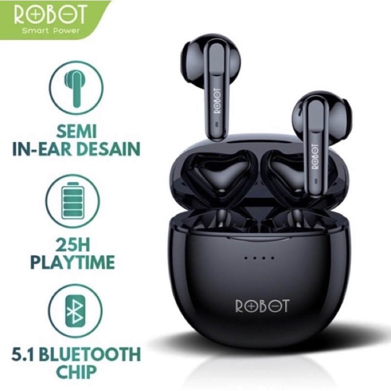 Headset Bluetooth Robot TWS T10 Earphone Handsfree Headphone Wireless