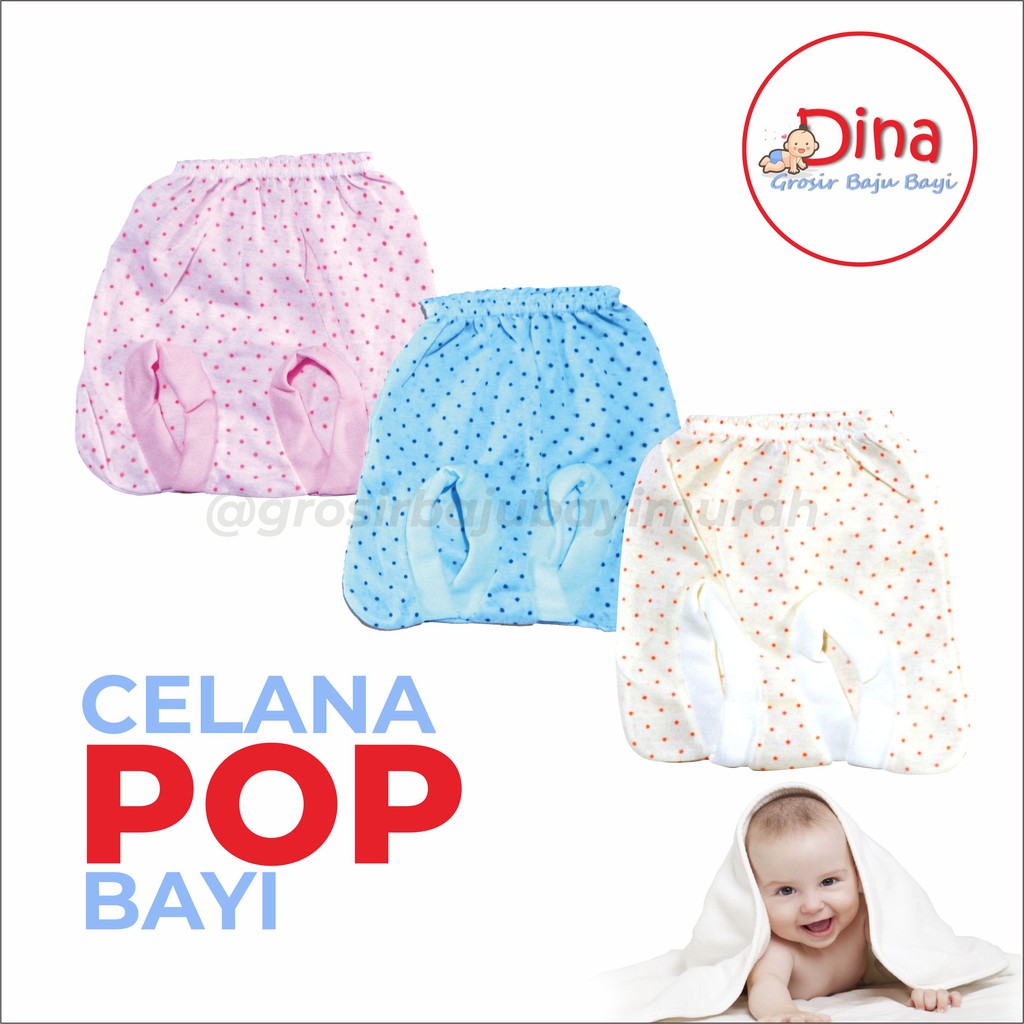 [Grosir] Celana Pop Bayi New Born Murah perlengkapan bayi baru lahir