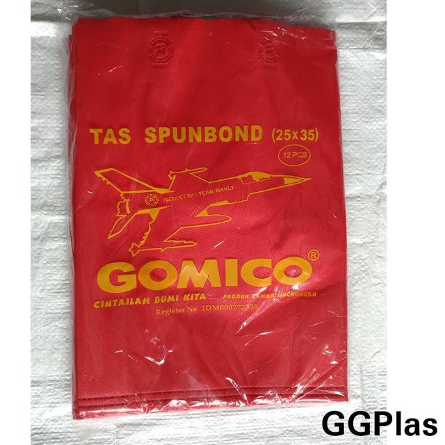 

Order.!>-006 Kantong Spunbond Tali uk.25cm x 35cm - Merah