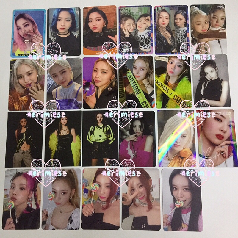 Jual Photocard Itzy Icy Wannabe It Z Me Not Shy Guess Who Crazy In Love Yeji Lia Ryujin