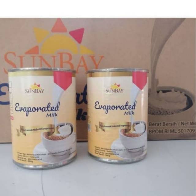 Sunbay evavorated milk/Susu Evavorasi Sunbay