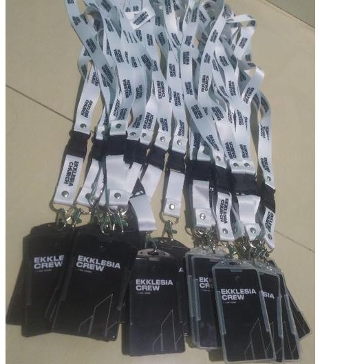 

Ready Stock IDcard Lanyard Design Custom Ekklesia Church tanda pengenal berkualitas tidak luntur tahan lama / Emika Store YYY^^