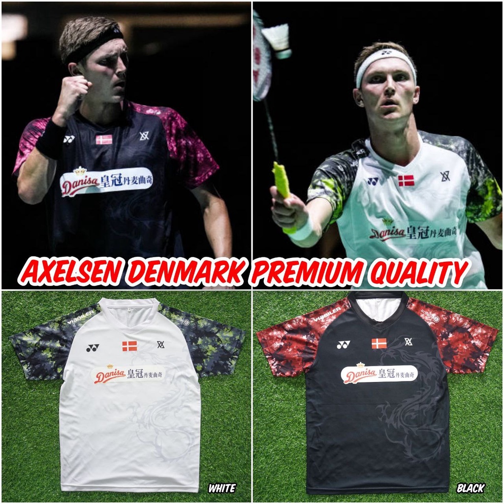 Kaos Badminton Axelsen Denmark 2022 Premium