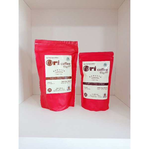 

KOPI ROBUSTA TAMBORA ORI COFFEE BIMA DOMPU