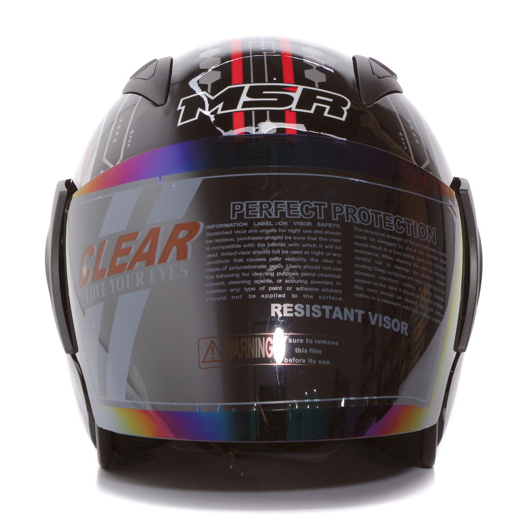 [Helm Dewasa] MSR Helmet Javelin - Cruise - Hitam Merah