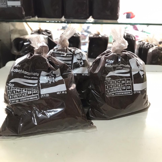 

Kopi Babah Kacamata 50gr (isi 8pcs/pax)