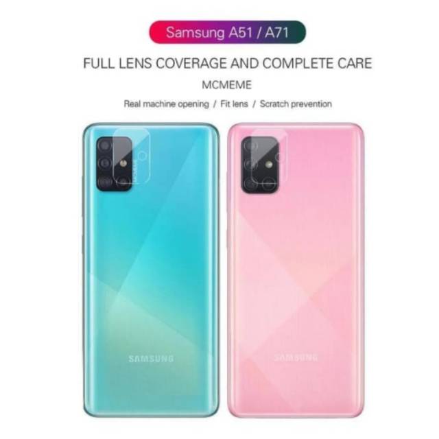 Anti gores Tempered glass camera Kamera Samsung A51 A71 M31 A01 A31 A11 M11 M51 A12 A21S A52 A72 A32