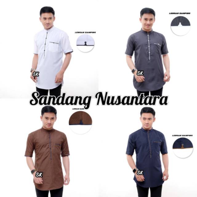 Best Seller  Baju Koko Trendy Artis Irfan Hakim Gus Azmi Syubbanul Muslimin Azzahir Baim Wong