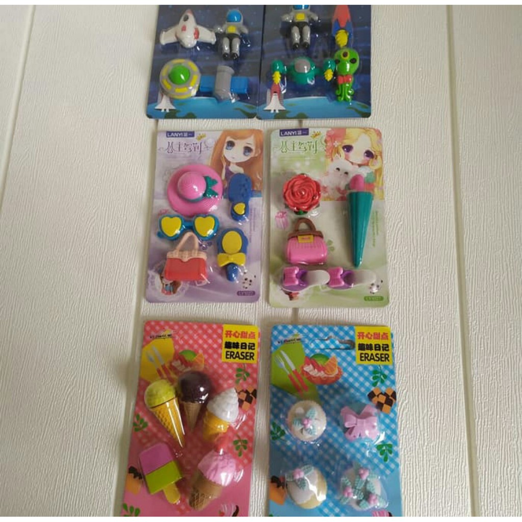 

Eraser / Penghapus Lucu / Penhapus Pensil Karakter / Souvenir Ultah