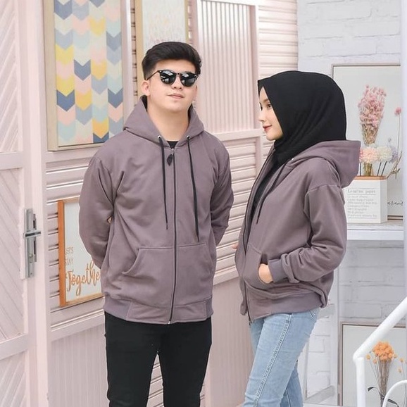 SONYA Hoodie Zipper II SONY JAKET POLOS  Zipper II HOODIE POLOS PRIA DAN WANITA II 15Wrn Sz M- L XL