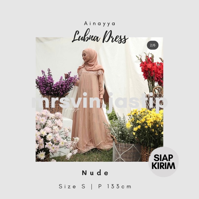 Lubna Dress by Ainayya ID SIAP KIRIM