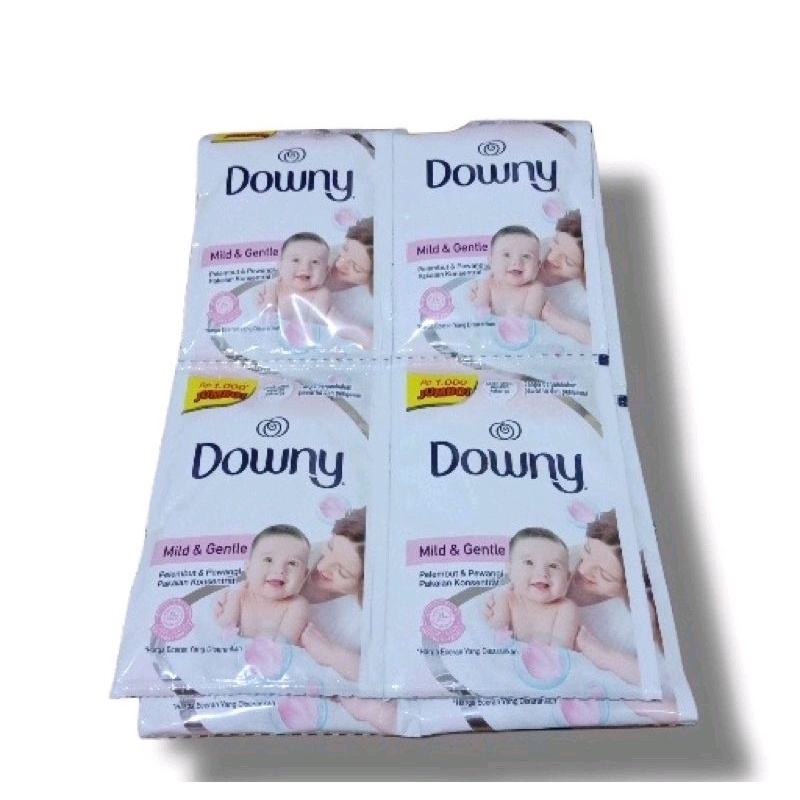 Downy Baby Mild & Gentle Softener Pelembut Pakaian Bayi Pewangi Baju Sachet