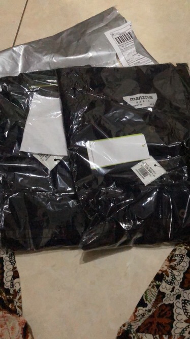 Manzone Kemeja Batik Pria Lengan Panjang Modern Fit Rhodes-handmade-navy