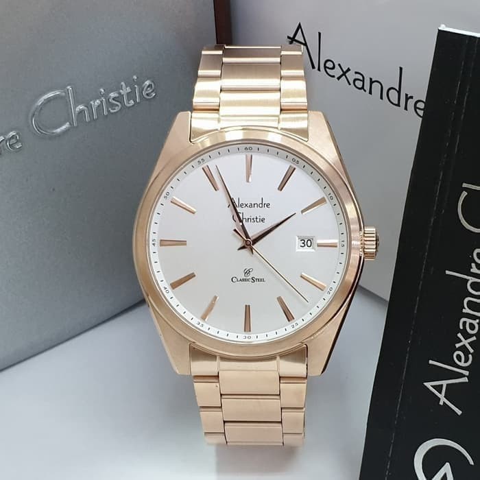 ORIGINAL Jam Tangan Pria Alexandre Christie AC 8617 / AC8617 Garansi 1 Tahun